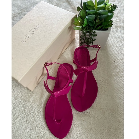 NWT. Alexandre Birman Clarita Jelly Sandal Pink. Sz Italian 37, US 7. - Picture 1 of 2